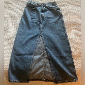 Mango Jean Skirt Size Small